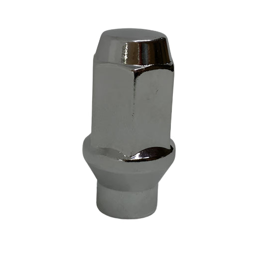 Extra Thread Wheel Nut 7/16" UNF Thread with Taper + Shank x 46mm Height