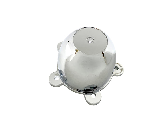 4x Chrome Coated 5 Ear Centre Caps (No Logo)