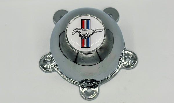 4 x 5 Ear Chrome Centre Caps Early American Racing Wheels & Some Australian.