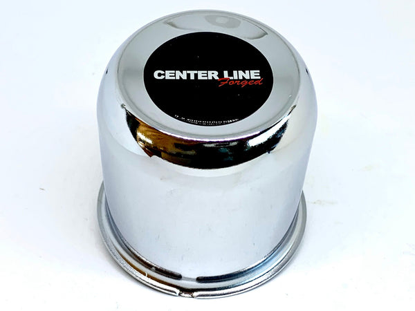 Centerline Wheel Chrome Steel Centre Cap 80mm Diam. - With Optional Logo