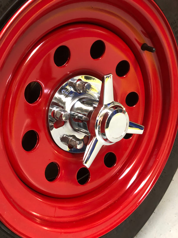 Tower & 3 Bar Spinner Cap Fits 5 Stud Wheels 80mm Bore (Set of 4)