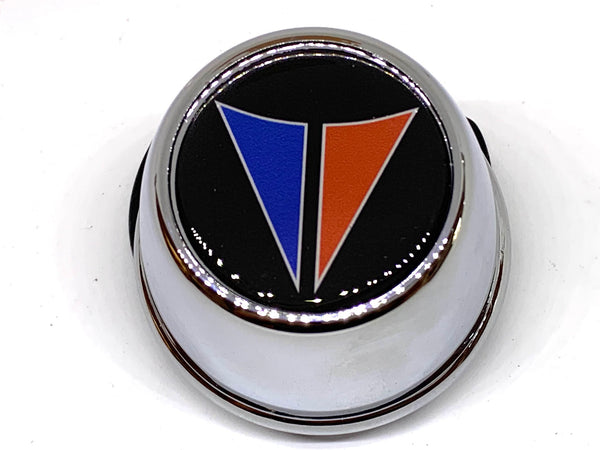 Chrome Coated Push-In Centre Cap - Medium Plus - 79mm