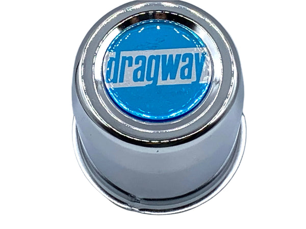 Dragway Wheel Chrome Steel Centre Cap 73mm Diam. For early Holden & Valiant