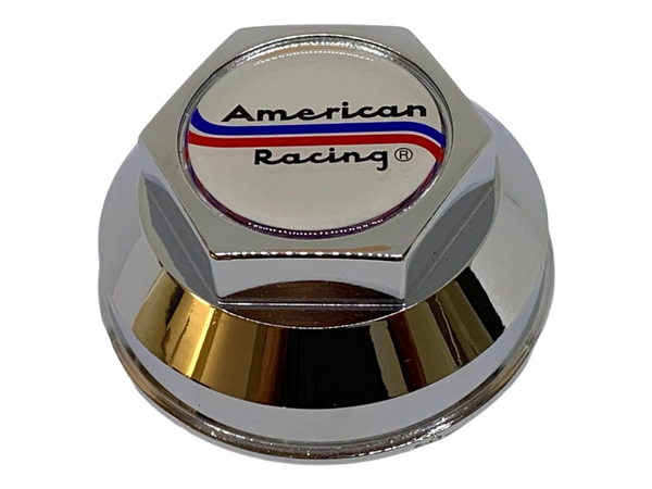 Chrome Coated Push-In Centre Caps American Racing 200's/Daisy Wheels- Set of 4