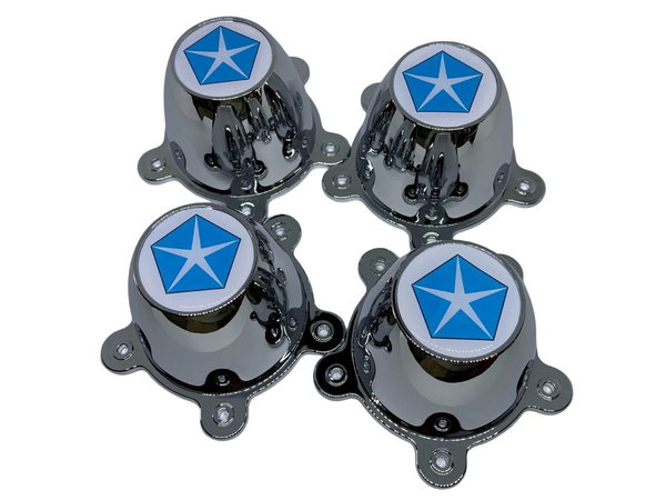 Late Valiant Mag Wheel Large Centre Cap Set of 4, Chrysler Logo VH-CM 5 X 4.5" Stud