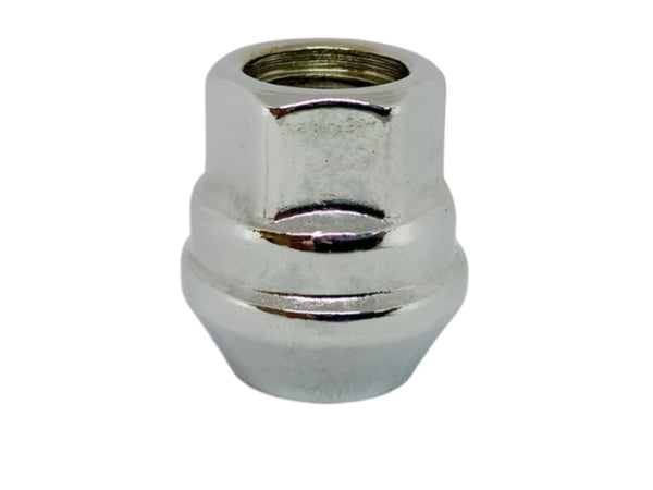 Chrome Open-End Wheel Nut 14mm x 1.5 Thread x 25mm Height