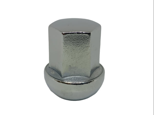 Chrome Radius Seat Wheel Nut 14mm x 1.5 Thread x 32mm Height