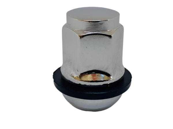 Chrome Radius Seat Wheel Nut 12mm x 1.5 X 33mm Height