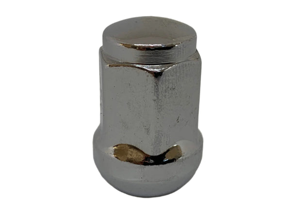 Chrome Acorn Bulge Wheel Nut 1/2"UNF Thread x 35mm Height