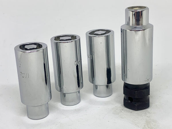 Ford XE XF EA EB ED SNOWFLAKE Chrome Lock Nut Set 1/2" UNF Thread