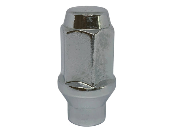 Extra Thread Wheel Nut 12mm x 1.25 Thread with Taper + Shank x 43mm Height