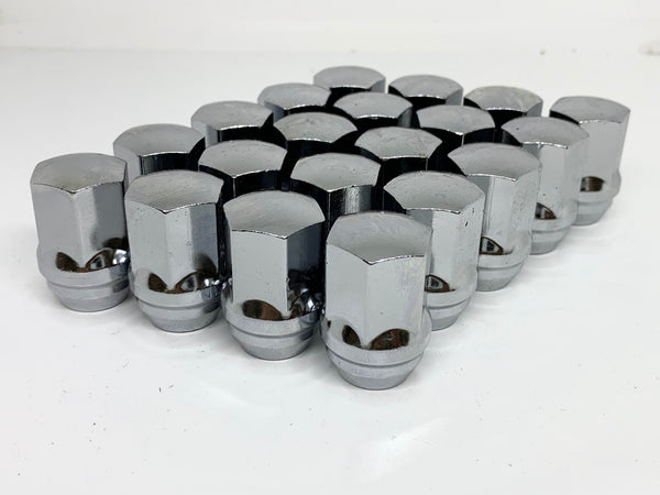 Chrome Acorn Bulge Wheel Nut Commodore VE VF 14mm x 1.5 Thread x 38mm Height