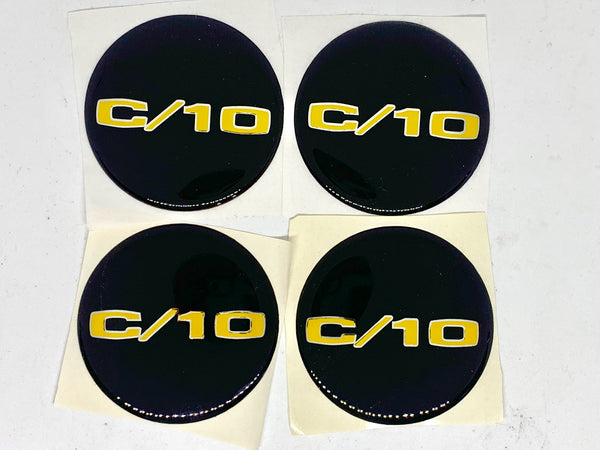 Chevrolet C/10 Wheel Centre Cap Logos 75mm (2.5") Diameter