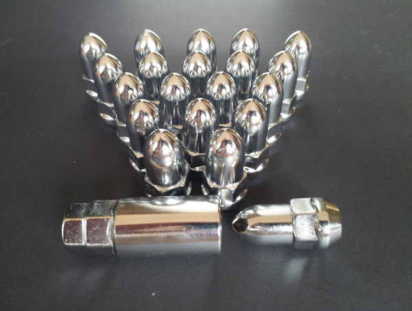 Bullet Wheel Nut 7/16" UNF Left Hand Thread x 46mm Height