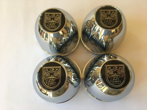 Chrome Coated C-70 Centreline Centre Cap 81mm - Domed 3D Logo
