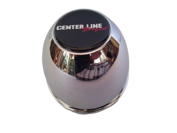 Chrome Coated CEC-70 Centerline Centre Cap 81mm - Centerline Logo