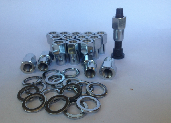 Centerline Auto Drag Open End Wheel Nut 1/2" UNF Thread x 3/4" Shank Length