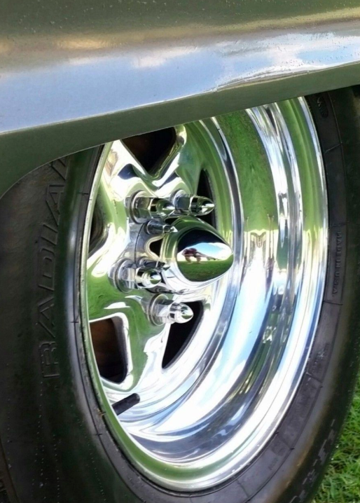 Bullet Weld Chrome Wheel Nut 1/2"UNF Thread x 33mm Shank Length