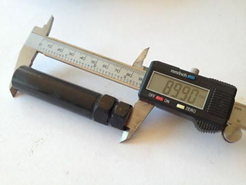 20x Black 6 Spline Lock Tuner Wheel Nuts & Key 12mm x 1.5 Thread x 35mm Height