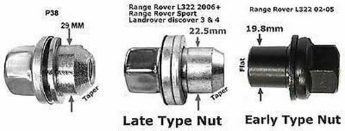 Chrome OEM Wheel Nut + Attached Washers 14mm x 1.5 Thread x 46mm Height