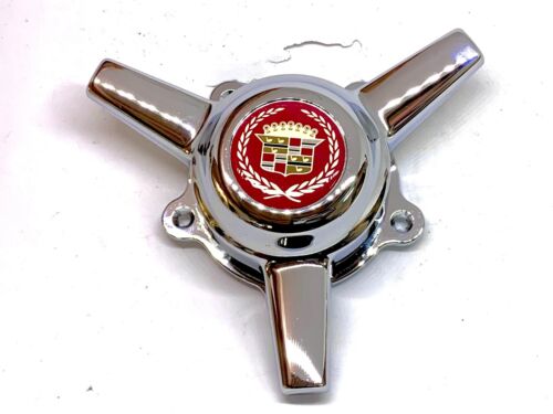 Chrome Alloy 3-Bar Wheel Spinner Knock-Off Set - Short Base AR TT II