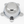 4x Chrome Coated 5 Ear Centre Caps (No Logo)