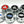 4 Performance Clip In Classic Fluted Wheel Caps PW-1  See Sizes & Logos Below