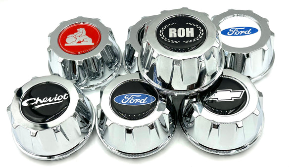 4 Performance Clip In Classic Fluted Wheel Caps PW-1  See Sizes & Logos Below