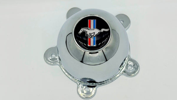 4 x 5 Ear Chrome Centre Caps Early American Racing Wheels & Some Australian.