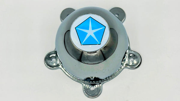 4 x 5 Ear Chrome Centre Caps Early American Racing Wheels & Some Australian.