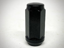 Load image into Gallery viewer, Black Acorn Bulge Wheel Nut 16mm x 1.5 Thread x 44mm Height