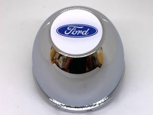 Chrome Coated CEC-70 Centerline Centre Cap 81mm - Ford Logo