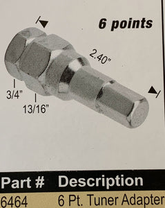 6 Point Tuner Key