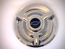 Load image into Gallery viewer, Rallye Wheel 3 Bar Spinner Hub Cap Chrome Steel 7&quot; Inner Lip