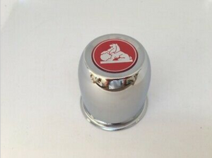 Dragway Wheel Chrome Steel Centre Cap 80mm Diam. - With Optional Logos