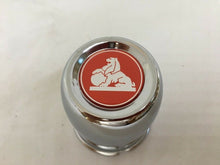 Load image into Gallery viewer, Chrome Steel Centre Cap 63mm Diam. - Red Holden Logo