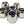 Chrome Coated Push-In Centre Cap - SW Medium - Logos Not Included