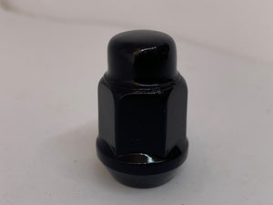Black Acorn Bulge Wheel Nut 14mm x 1.5 Thread x 35mm Height