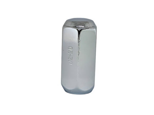 Chrome Wheel Nut 1/2" UNF Thread x 45mm Height