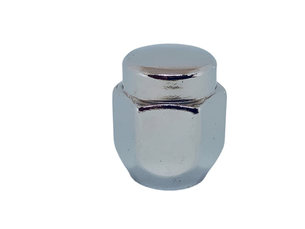 Chrome Wheel Nut 7/16" UNF Thread x 27mm Height