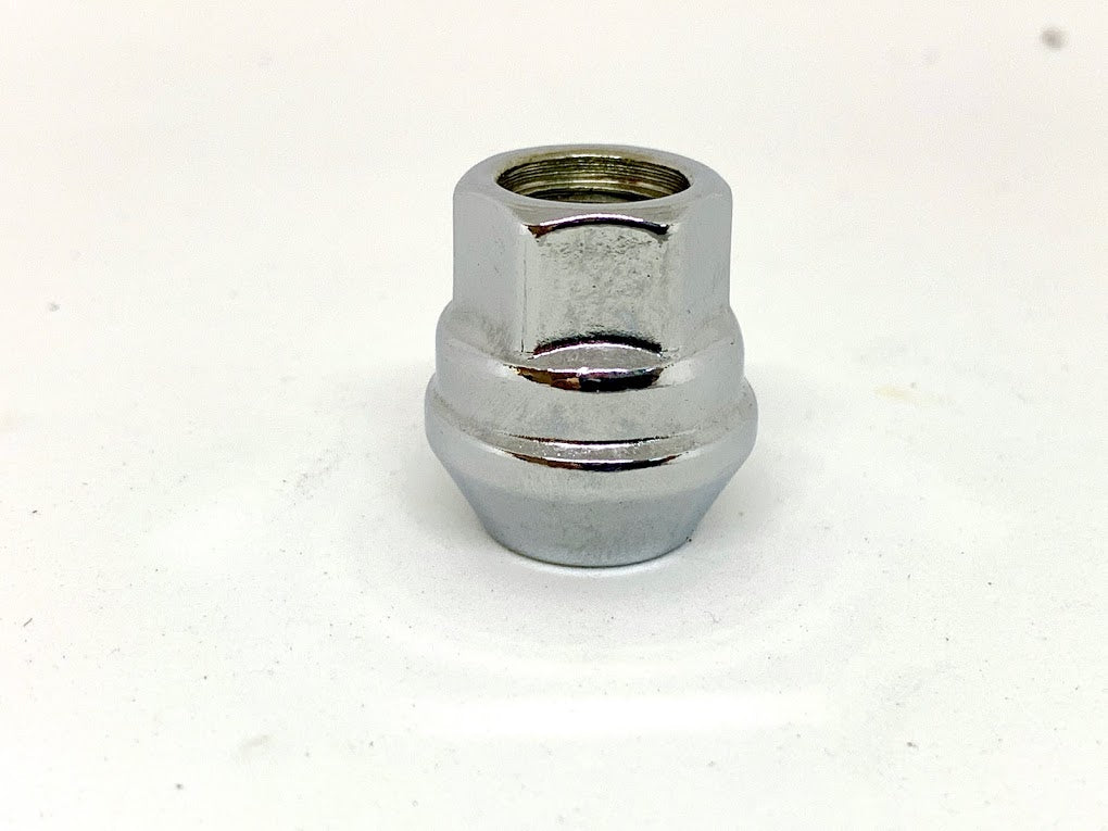 Chrome Open-End Wheel Nut 7/16