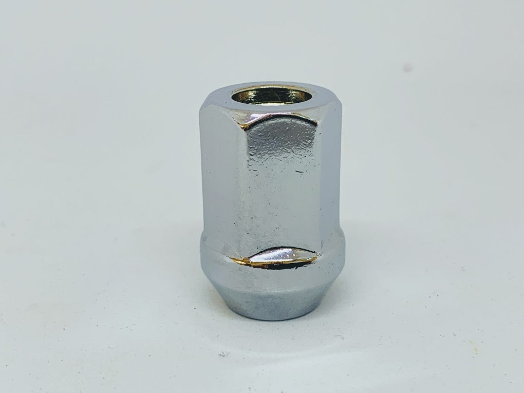 Chrome Open-End Wheel Nut 7/16