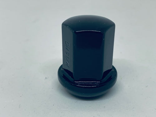 Black Radius Seat Wheel Nut 14mm x 1.5 Thread x 32mm Height