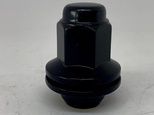 Black OEM Wheel Nut + Attached Washers 14mm x 1.5 Thread x 46mm Height