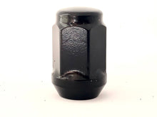 Load image into Gallery viewer, Black Acorn Bulge Wheel Nut 12mm x 1.25 Thread x 35mm Height