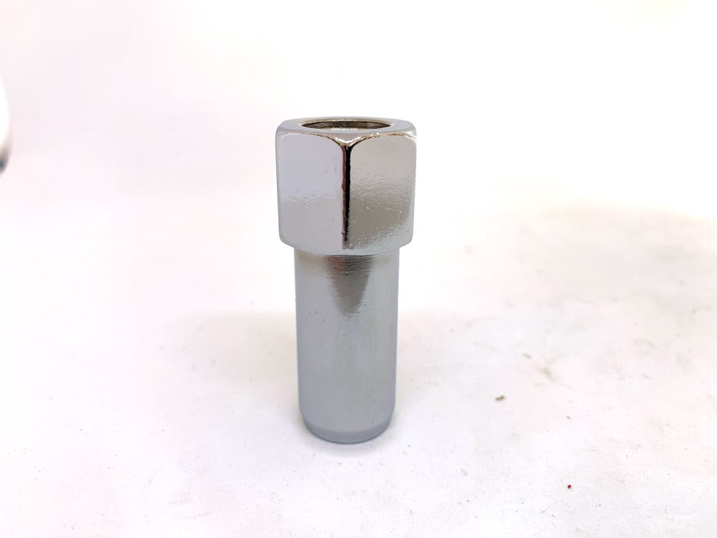 Chrome Open End Weld Wheel Nut 1/2