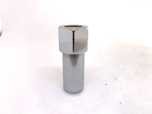 Chrome Open End Weld Wheel Nut 12mm x 1.25 Thread x 33mm Shank Length