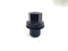 Load image into Gallery viewer, Black OEM Wheel Nut + Attached Washers 14mm x 1.5 Thread x 46mm Height