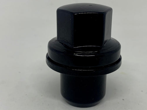Black OEM Wheel Nut + Attached Washers 14mm x 1.5 Thread x 46mm Height