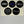Chrome Coated 5 Ear Screw On Centre Caps Set of 4 - With Optional Logo